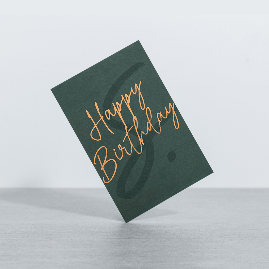 Happy Birthday Note Card