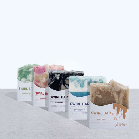 Swirl Bars: Natural Artisan Soaps